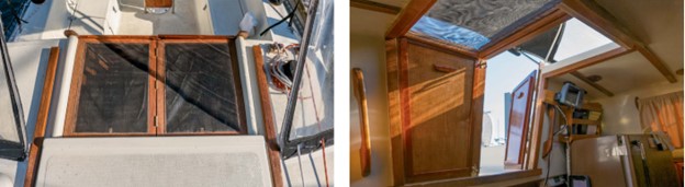 companionway door and screens