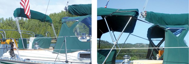 sailboat bimini and enclosure