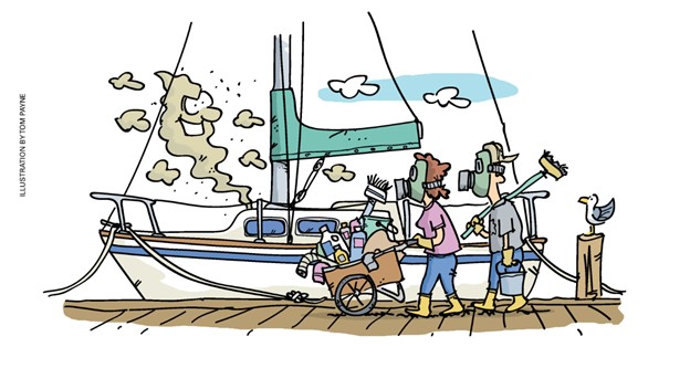 illustration of a couple