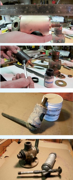 servicing a tapered-cone seacock