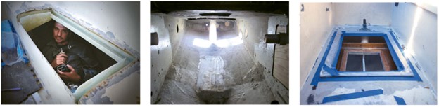 boat interior under construction