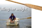 woman in row boat