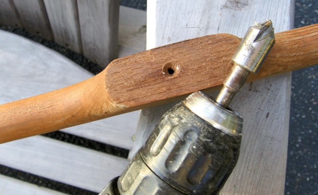 countersunk holes in handrails