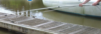 Picture of a boathook in use