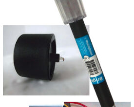 A solar yard light, at top, contributes key components for a darkness-actuated switch for an LED anchor light. An off-the-shelf photo switch mounted on a window can control an incandescent light in the same way, above.