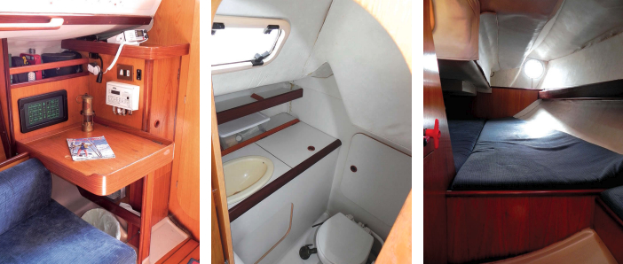 Interior of Beneteau First 285