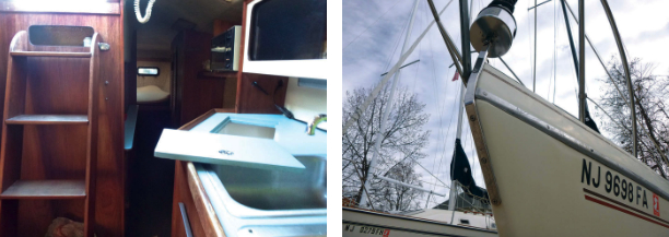 Photographs of the S2 8.0C taken by the previous owner prior to Brian’s offer show a boat that had seen some wear but was not worn out.