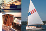 When George and Kathy Damerel found their catboat she was in need of some work, above. After her refit, George and his friend Tom Kennedy took Katnip for a sail on Lake Hopatcong, main photo.