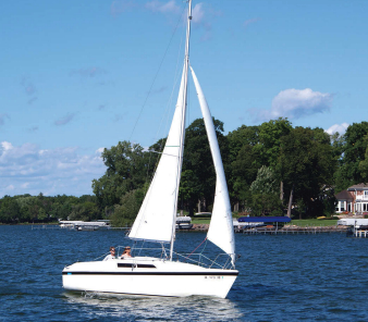 The MacGregor 26D is an inexpensive boat that has allowed many people to take up sailing on a low budget. It is not to be confused with the later 26X model that can carry a 50-horsepower outboard.
