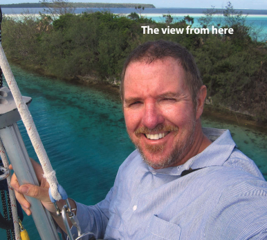 Michael Robertson has joined Good Old Boat’s masthead as the magazine’s new managing editor, and he will continue with his duties at the masthead of his family’s Fuji 40, Del Viento.