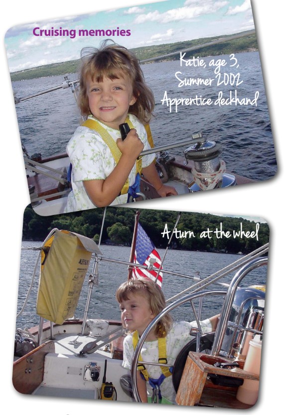 child on sailboat