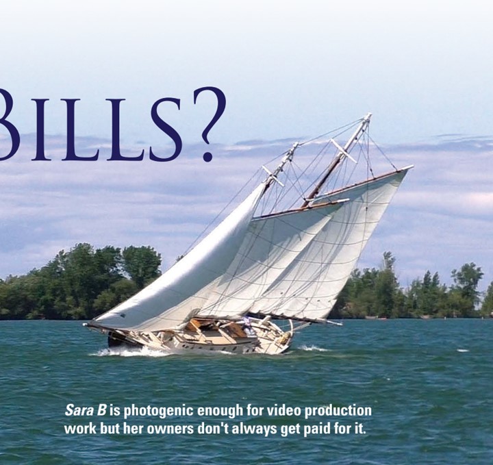 Sara B is photogenic enough for video production work but her owners don't always get paid for it.