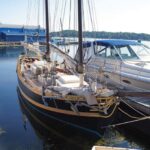The Caledonian, a scaled-down replica of a Revolutionary War-era vessel, is a reenactor ship. Her website listing says she made $20,000 taking part in celebrations in the Great Lakes that marked the bicentennial of the War of 1812.