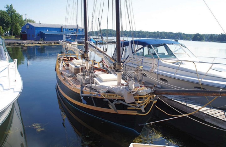 The Caledonian, a scaled-down replica of a Revolutionary War-era vessel, is a reenactor ship. Her website listing says she made $20,000 taking part in celebrations in the Great Lakes that marked the bicentennial of the War of 1812.