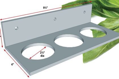 Who would not want a bit of fresh bok choy to green up a stir fry on board? Making Fiona‘s green bar would be a morning well spent in any a good old boater’s workshop, and everyone knows that fresh greens in plain sight are more likely to be eaten than when they are buried in the fridge.