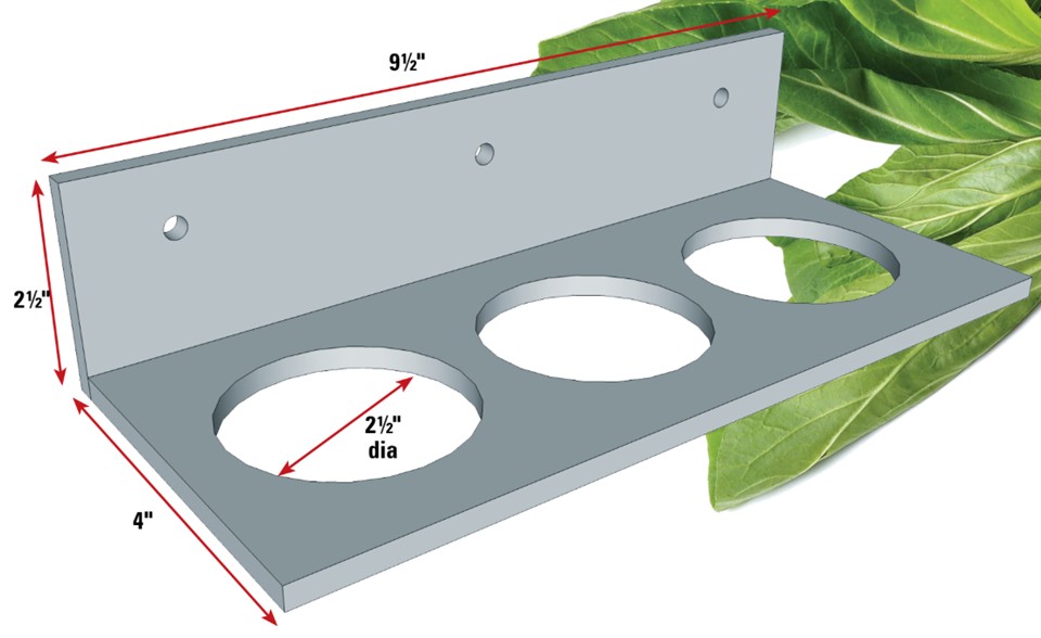 Who would not want a bit of fresh bok choy to green up a stir fry on board? Making Fiona‘s green bar would be a morning well spent in any a good old boater’s workshop, and everyone knows that fresh greens in plain sight are more likely to be eaten than when they are buried in the fridge.