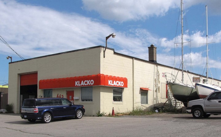 The present-day Klacko Spars shop in Oakville, Ontario.