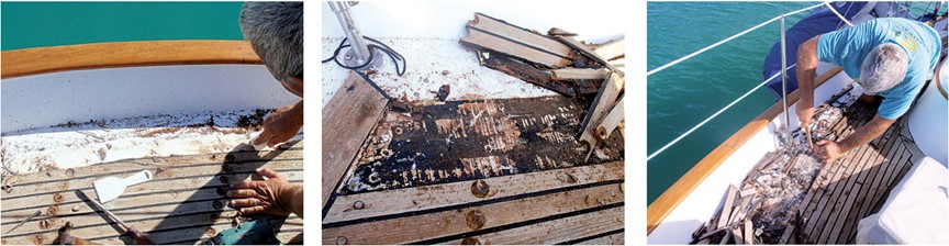 removing boat decking