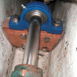 With the extra support of a pillow block, Eurisko’s propeller shaft no longer vibrates.