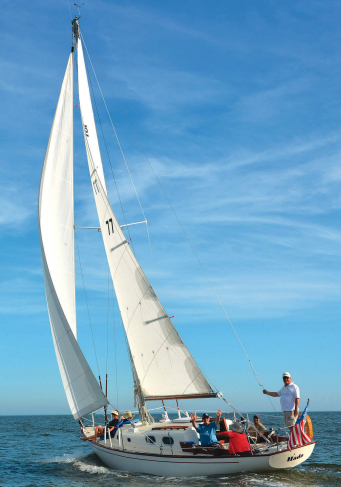 Joy earned her sea time on luxury yachts, used it to qualify for her captain’s license, and charters Hado on Long Island Sound.