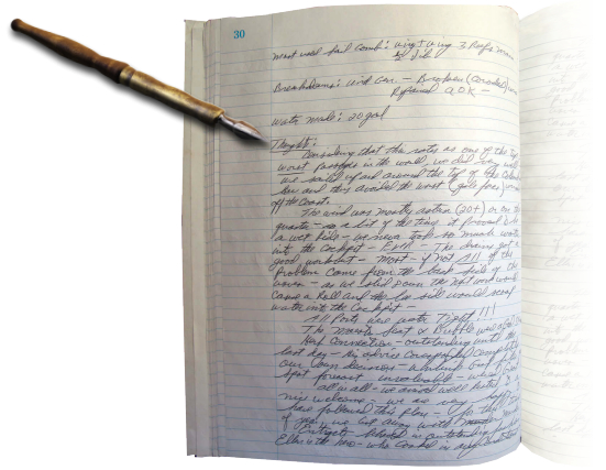 It is so much fun to read about passages made in the past.