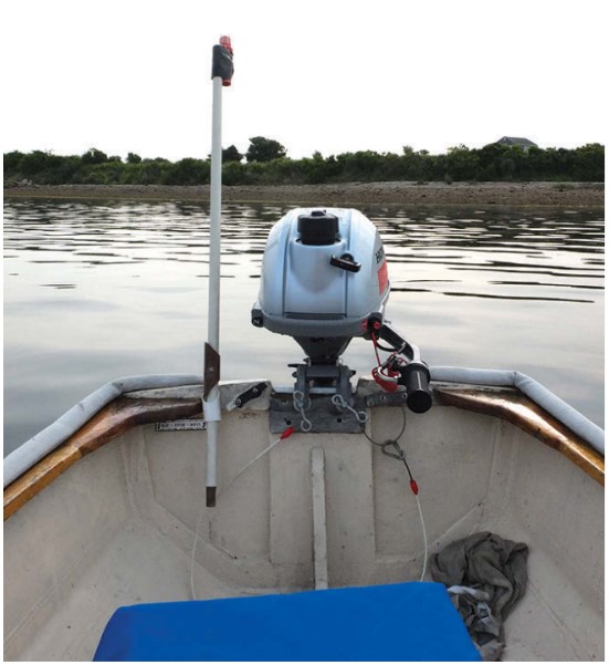 A light is essential for trips after dark.