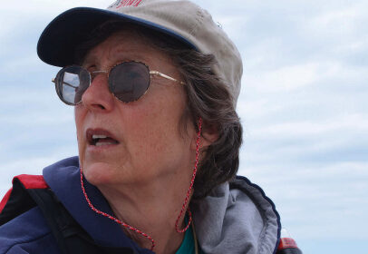 Picture of a person at sea