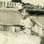 Jerry at about age 5 in his first very own boat