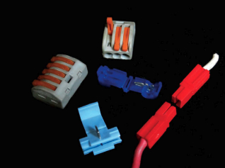 Connectors for joining wires come in a great variety of types.