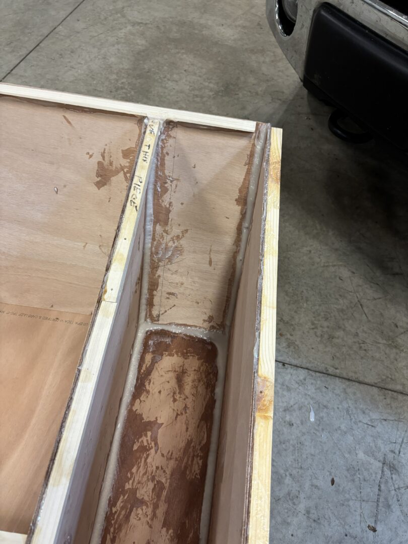 Fillets are used to secure panels.
