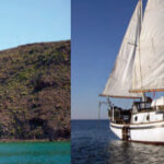 Doug Wilson cruised aboard his Mariner 31, Cactus Tree, in the Sea of Cortez, top of page. Tom Kucera’s Mariner 32, at left, was built in 1970 or ’71. He bought her in Mexico and had her trucked to Sausalito, California, where he has undertaken a three-year refit. Tom says that when they took the mast down, “the first turnbuckle exploded,” a clear demonstration of the long-term effect warm salt water has on rigging terminals. Now, he says, he doesn’t get nearly enough time sailing on San Francisco Bay.