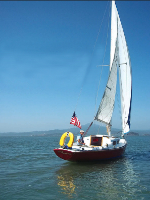 Although the Pacific 30’s origins are unclear, Peter thinks it may be a William J. Roué design.