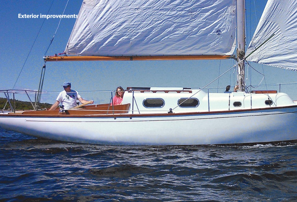 At times, Matt was a little disheartened at the amount of work he faced, but taking Magic sailing again made it worthwhile.