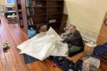 In the Sewing Pit.