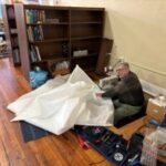 In the Sewing Pit.