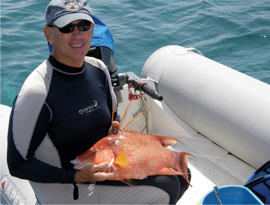 Not just a tender, a dinghy offers a way to supplement the ship’s stores. Spearfishing in the Western Caribbean’s San Blas Islands might provide a hogfish for dinner — but mind those sharp spines!