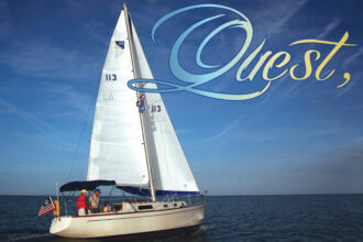 The Irwin 32, Quest, was launched in May 1973 and has sailed the west coast of Florida with the same family ever since.