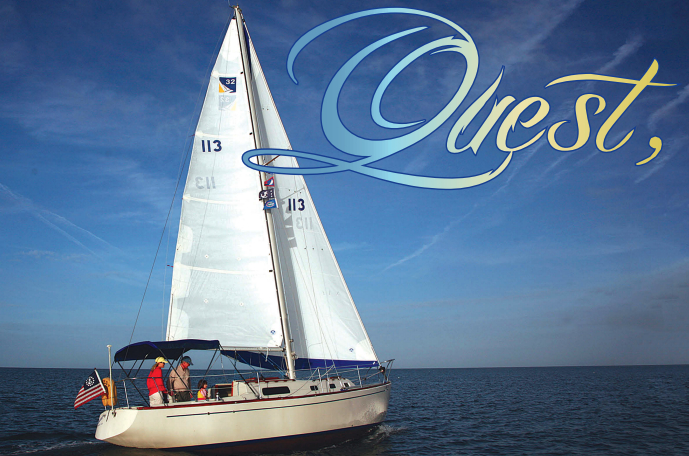 The Irwin 32, Quest, was launched in May 1973 and has sailed the west coast of Florida with the same family ever since.