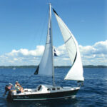 Picture of a Rhodes 22 sailing