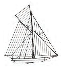 Mischief, the American defender in the 1881 America’s Cup, was designed “scientifically.”