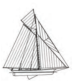 Atalanta, the Canadian challenger for the 1881 America’s Cup, was built from a model.