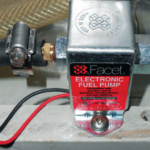 When the fuel lift pump on his 30-year-old engine wore out, Art bypassed it with an electric one.