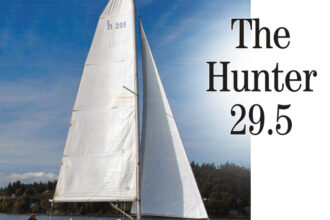 ScreenshotDick Osborn sails his Hunter 29.5, Wind Dancer, on Puget Sound. The boat is representative of Hunter Marine’s sailboats with their distinctive styling.