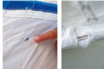 Sailcovers are intended to protect sails from the ultraviolet light in sunshine. This one, top of page, is not being allowed to do its job. Sails suffer physical damage from many causes, above left, center, and upper right. If not repaired promptly it only gets worse, above right.