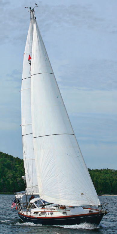 Glen and Marilyn Brown chose their Bristol 35.5, Adena, because she had the attributes they sought.