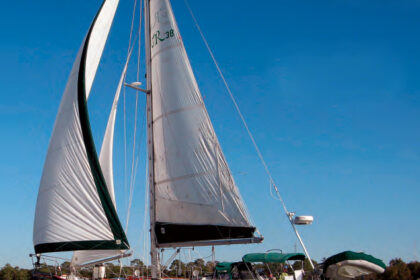 From her sweeping sheer to her cutter rig, Mike and Linda Nixon’s Cabo Rico 38, Voyager, looks eager to live up to her name.