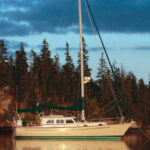 Brunch, at top of page, a Pearson 36 Pilothouse owned by Brian and Caroline Coffay, is a handsome example of a pilothouse sailboat from the early 1980s.
