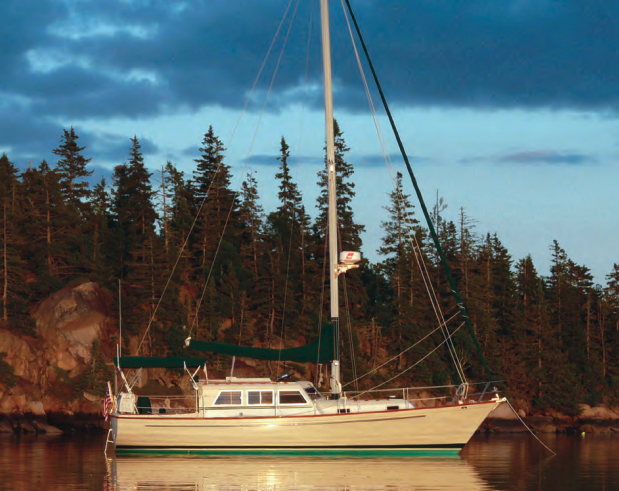 Brunch, at top of page, a Pearson 36 Pilothouse owned by Brian and Caroline Coffay, is a handsome example of a pilothouse sailboat from the early 1980s.