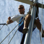 From Joshua’s viewpoint, above, maintaining an automobile is a lot less like a gymnastics workout than boat maintenance.