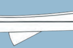 Typical centerboard yachts of the 1870s had wide beam, shallow draft, light displacement, and internal ballast. The lowered boards were delta-shaped.